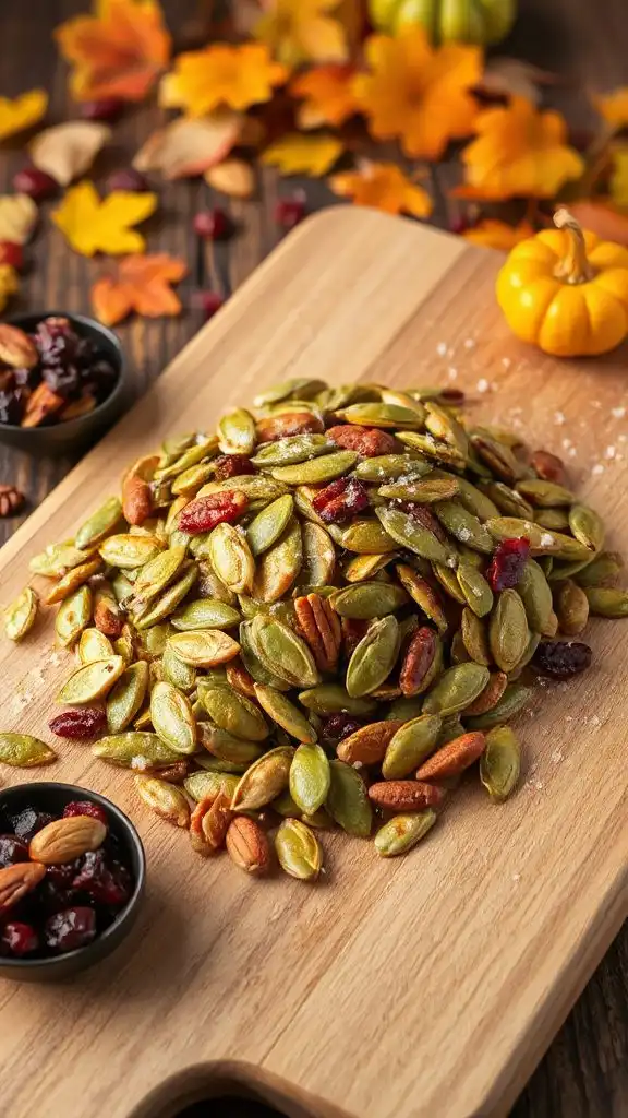 sweet savory pumpkin seed mix