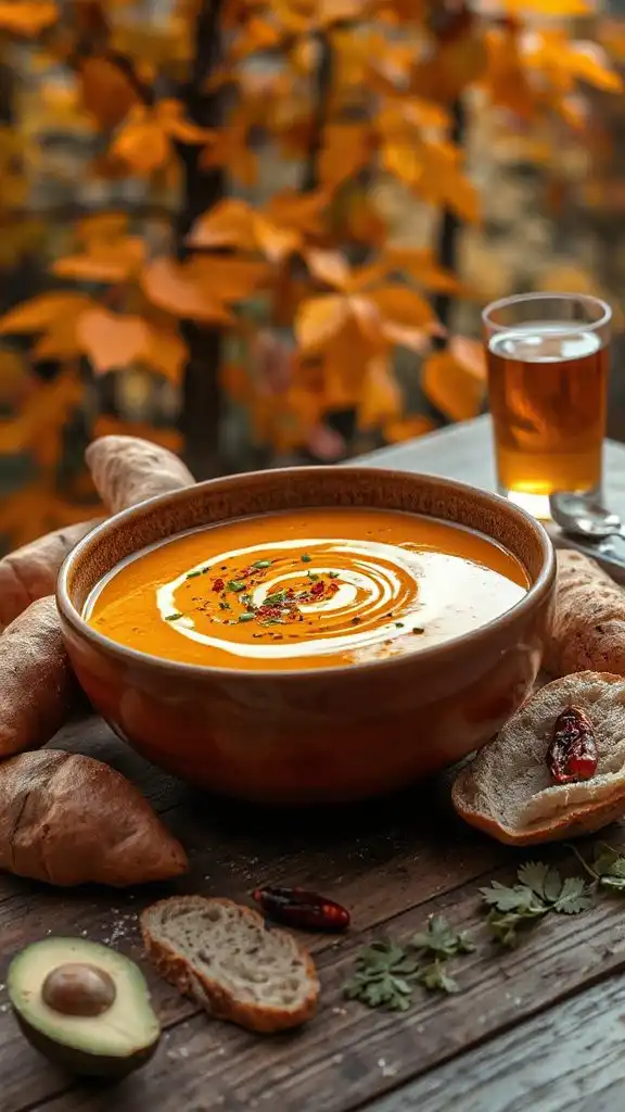 sweet spicy autumn soup