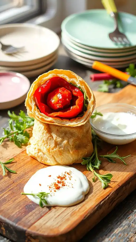 swiss cheese pepper wrap