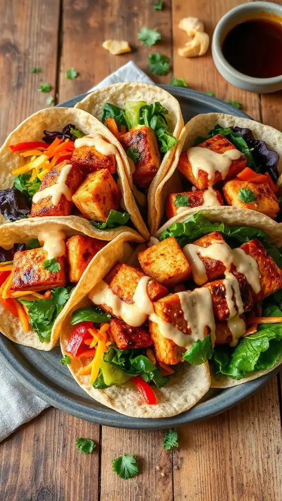 teriyaki tofu veggie wrap teriyaki tofu veggie wrap