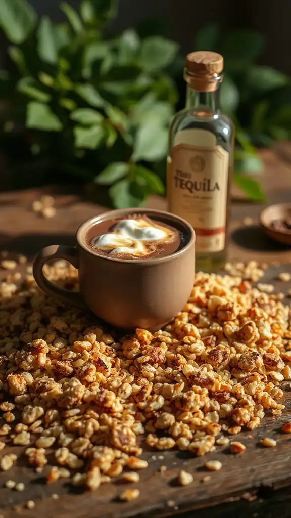 toasted quinoa hot cocoa