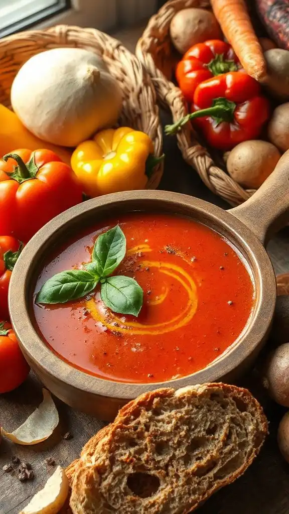 tomato roasted red pepper soup