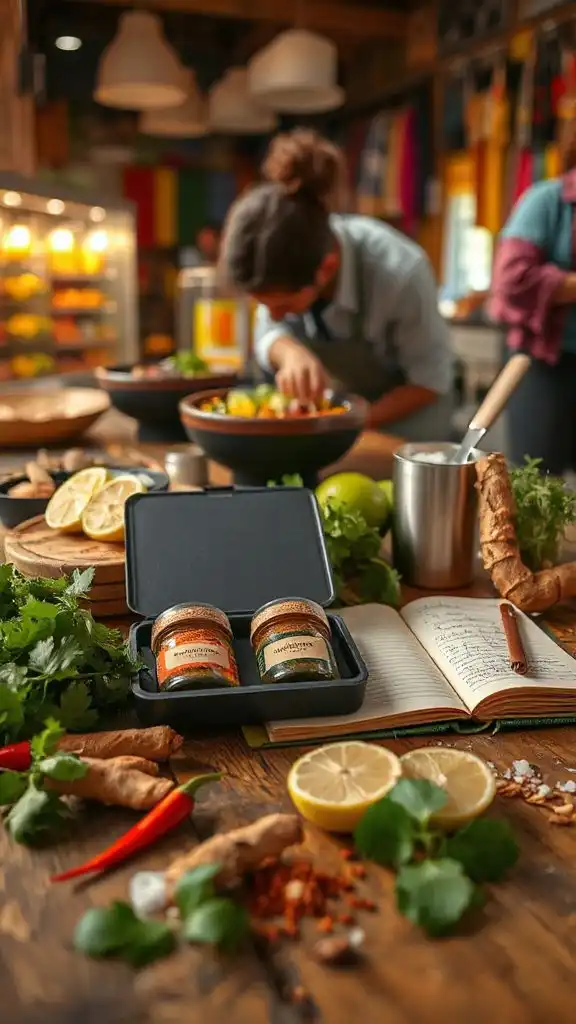 traveling with flavorful spices