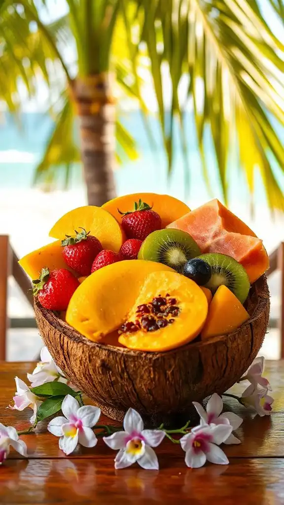 tropical fruit paradise fusion