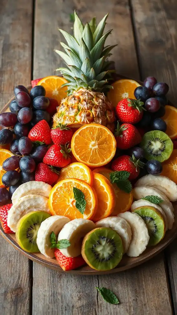 tropical fruit platter delight