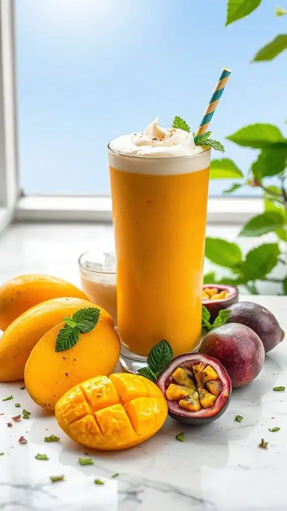 tropical mango smoothie recipe