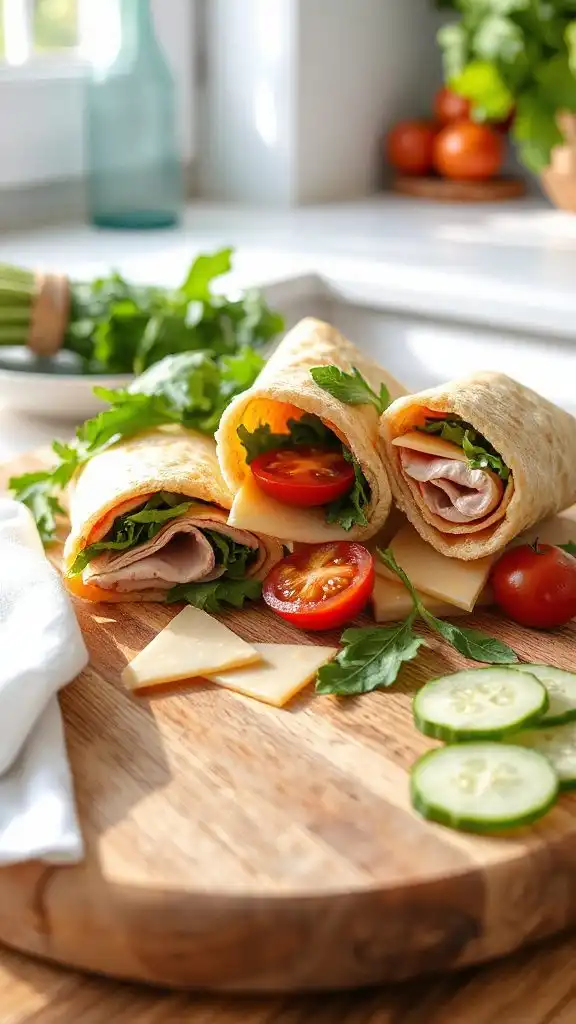 turkey cheese roll up recipe