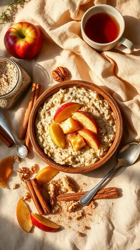 vegan apple cinnamon oatmeal recipe
