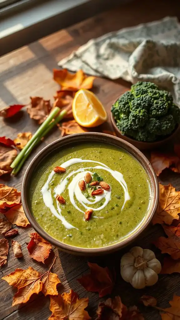 vegan broccoli potato soup
