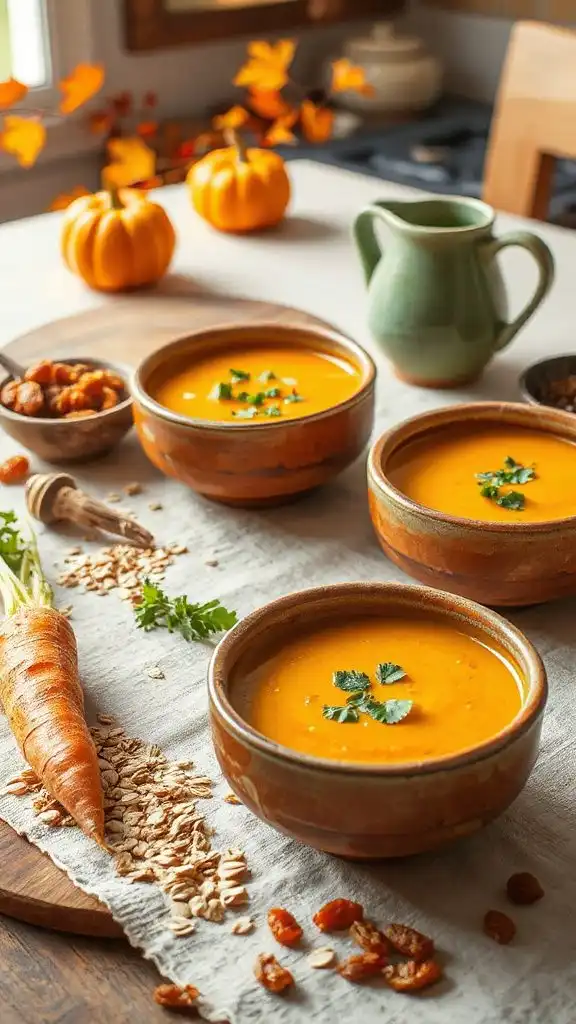 vegan curried carrot soup