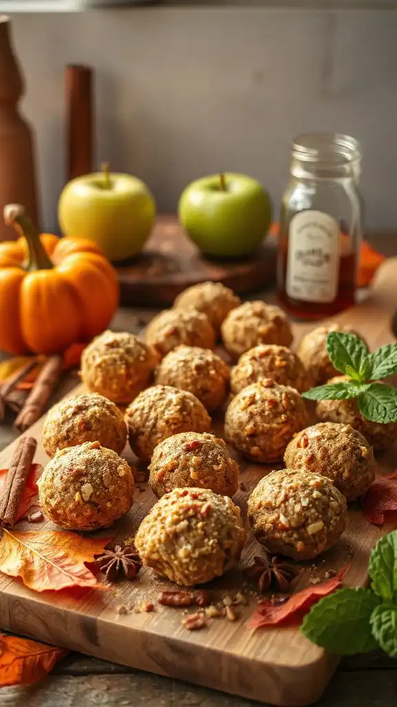 vegan pumpkin spice snacks