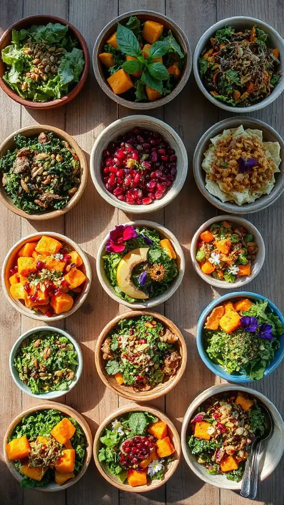 vegan salads for autumn
