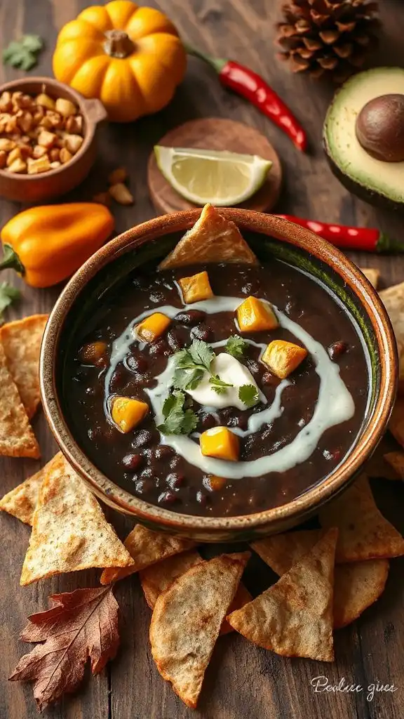 vegetarian black bean soup