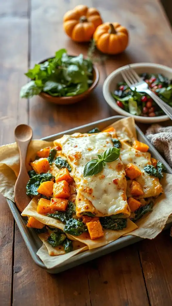 vegetarian butternut squash lasagna