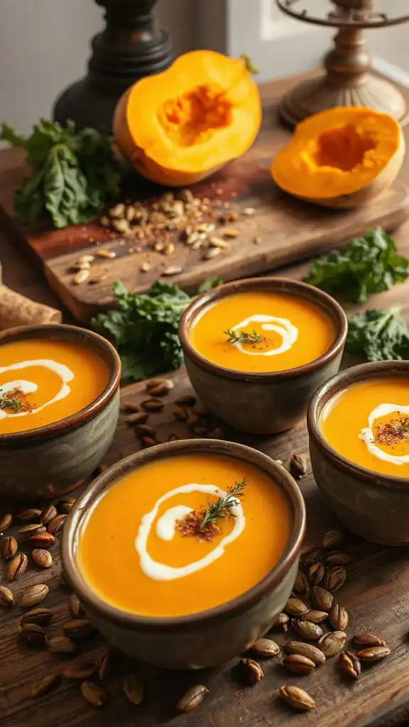 velvety spiced squash soup