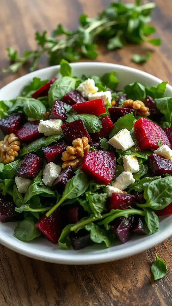 vibrant autumn chopped salad