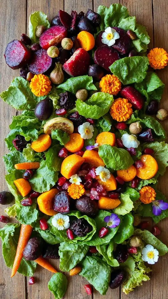 vibrant autumn salad recipes