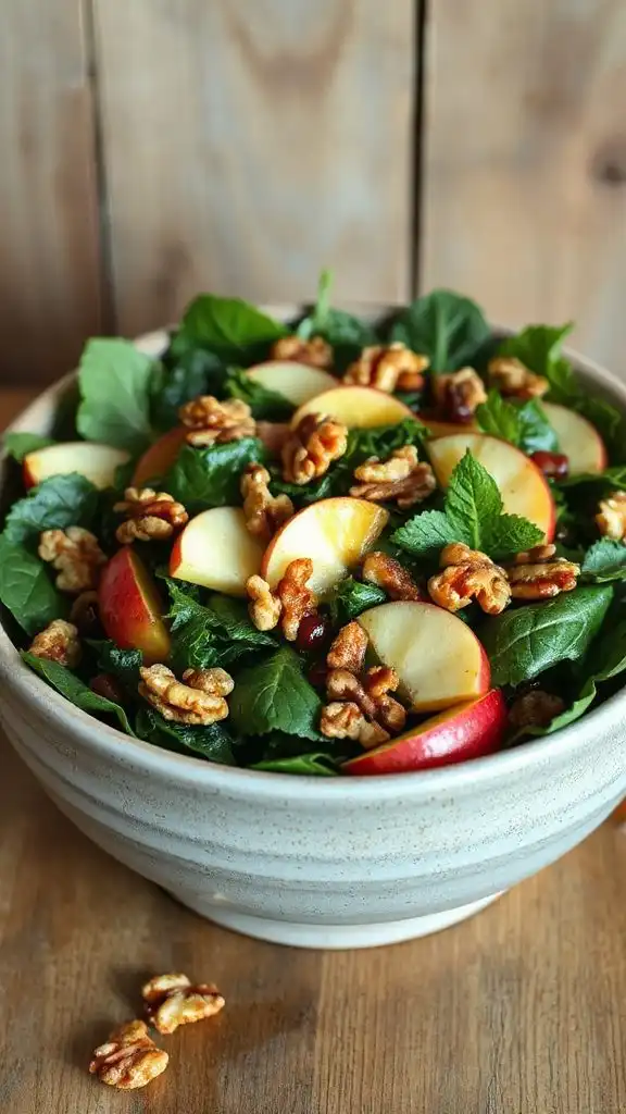 vibrant mediterranean apple salad