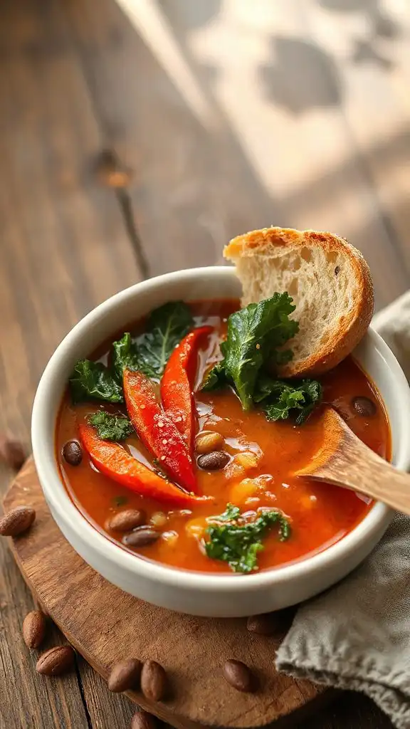 vibrant nourishing lentil soup