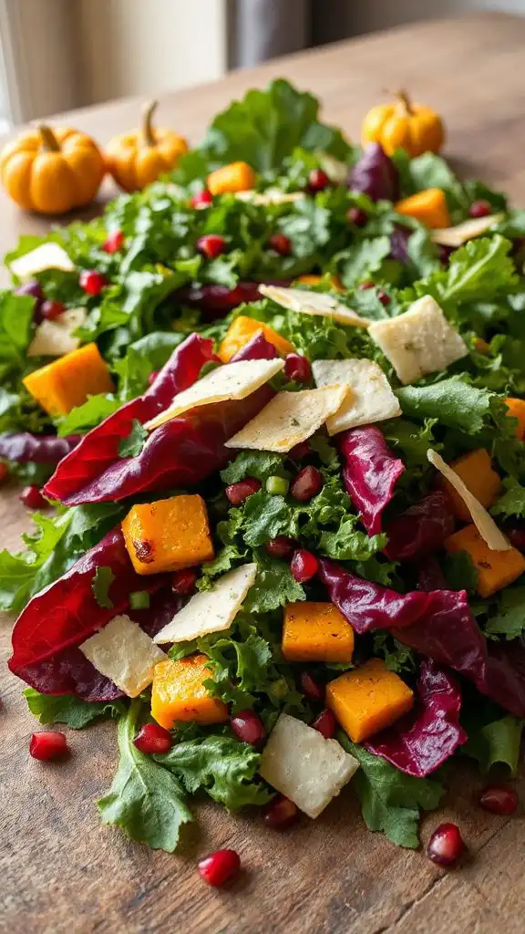 vibrant peppery salad dish