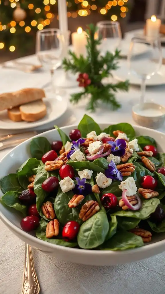 vibrant spinach salad delight