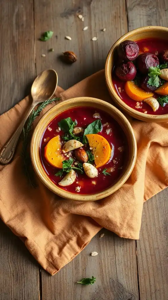 vibrant vegan beetroot medley