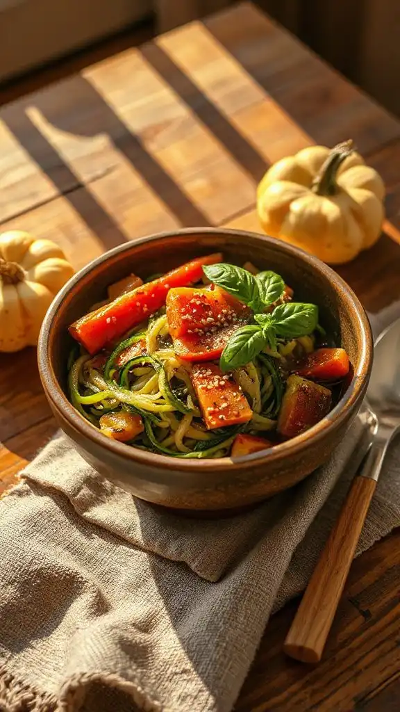 vibrant vegetable noodle soup