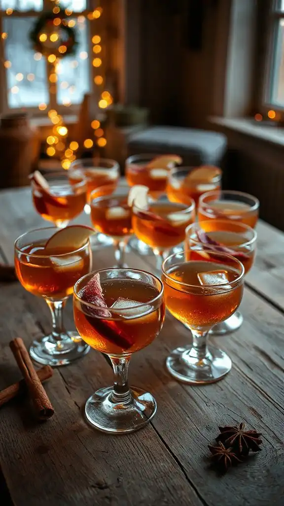 warm apple brandy drinks