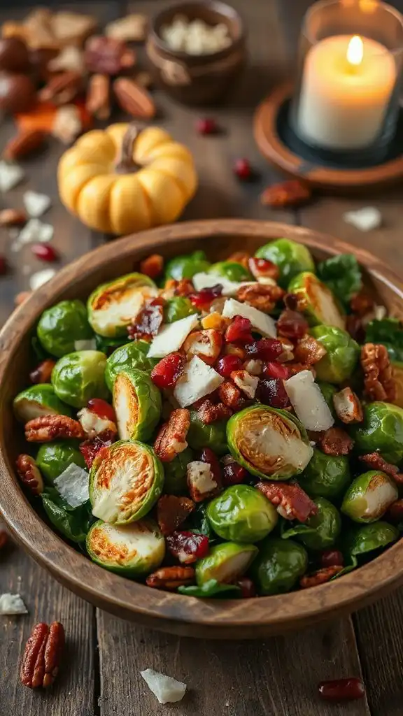 warm brussels sprouts salad