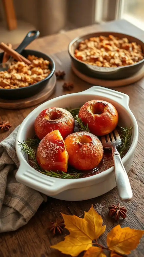 warm cinnamon apple dessert warm cinnamon apple dessert