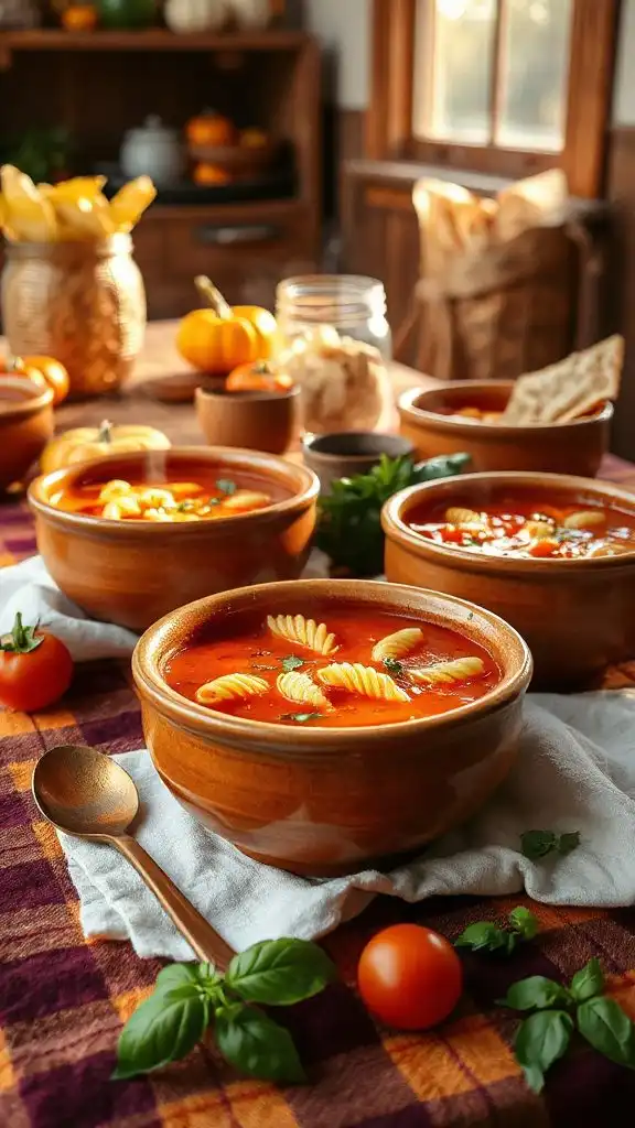 warm comforting tomato soup