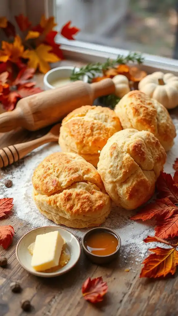warm flaky buttermilk biscuits