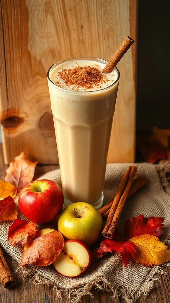 warm spiced apple smoothie recipe