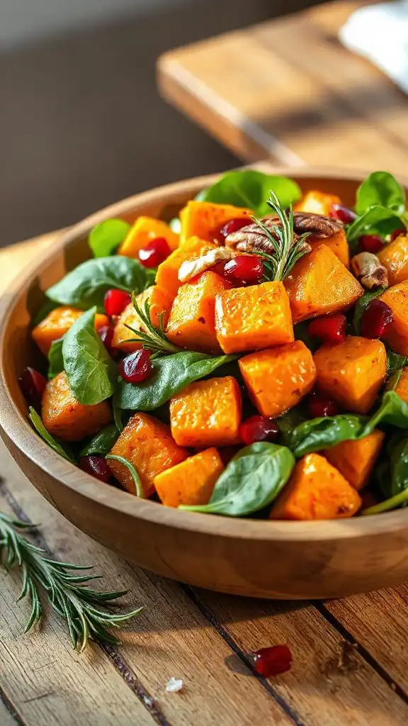 warm sweet potato salad
