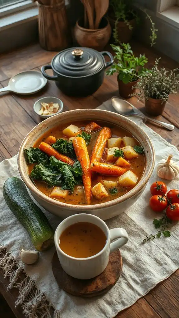 wholesome fall vegetable soup wholesome fall vegetable soup