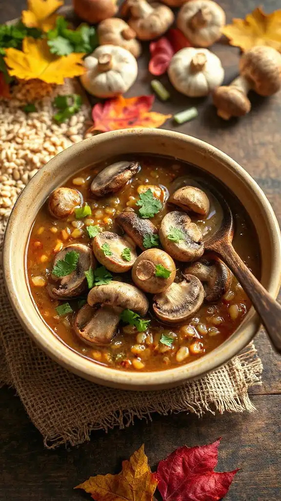 wholesome mushroom barley stew wholesome mushroom barley stew