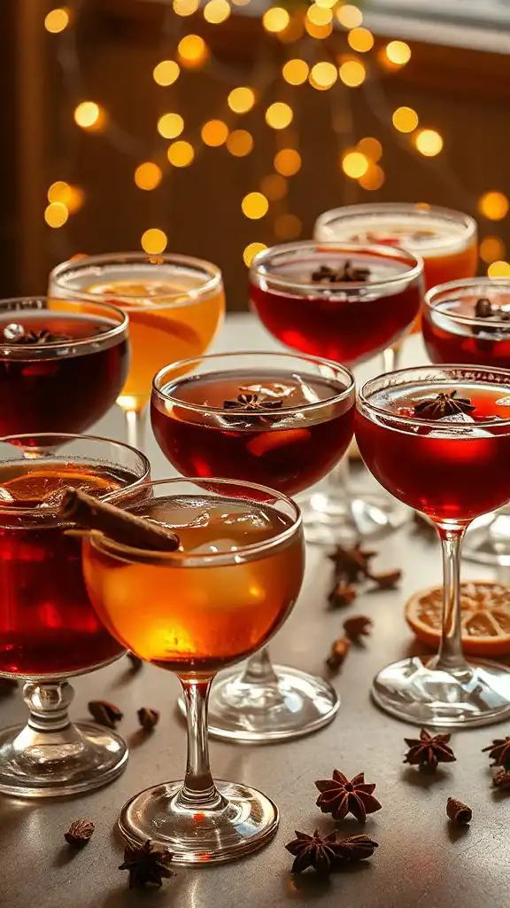 winter cocktails with cloves