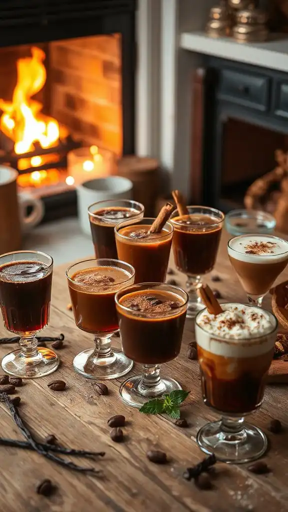 winter coffee liqueur cocktails