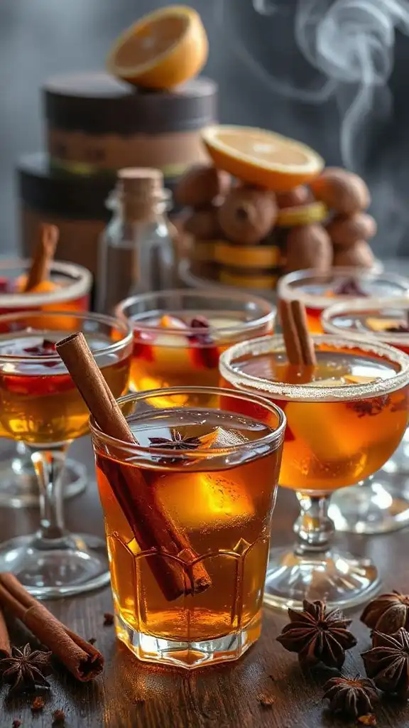 winter spiced cocktail recipes