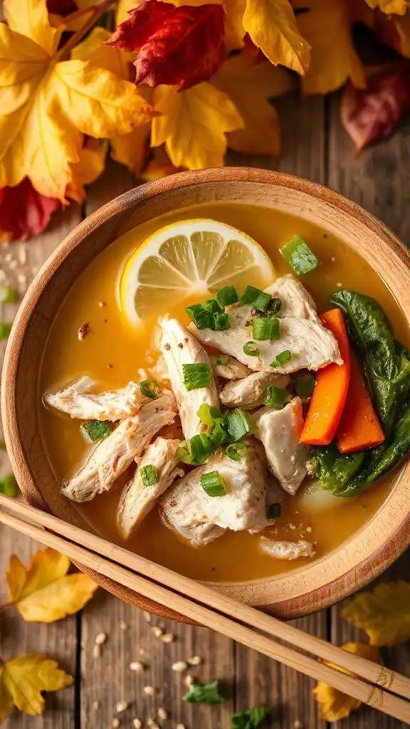 zesty asian chicken soup