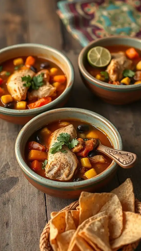 zesty chipotle chicken soup