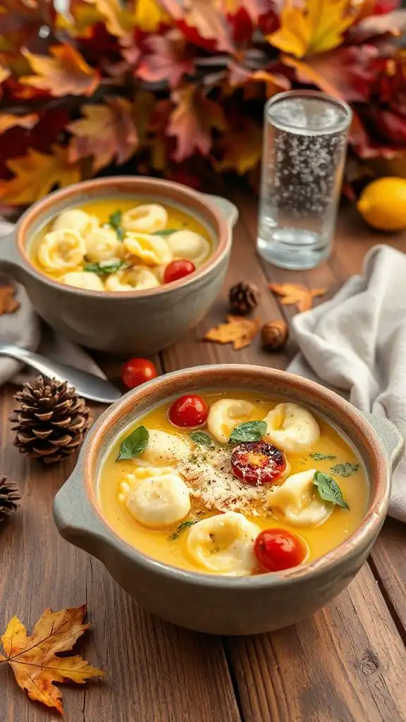 zesty lemon pesto soup