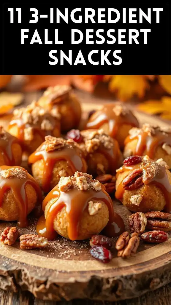 11 3-Ingredient Fall Dessert Snacks