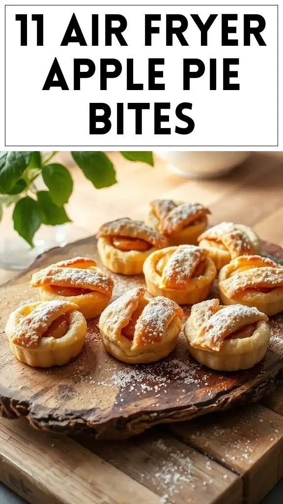 11 Air Fryer Apple Pie Bites