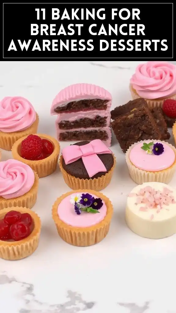 11 Baking For Breast Cancer Awareness Desserts