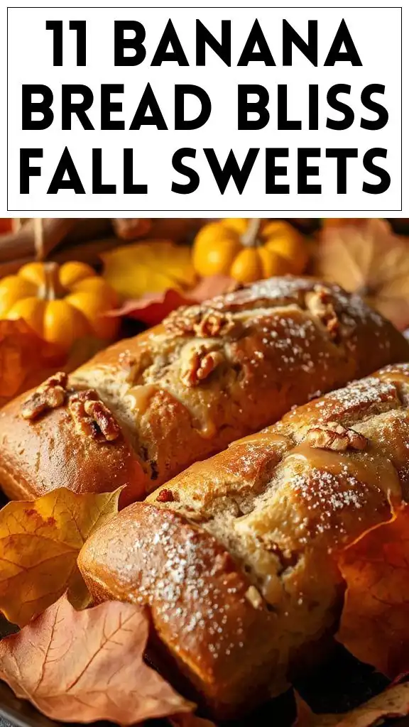 11 Banana Bread Bliss Fall Sweets