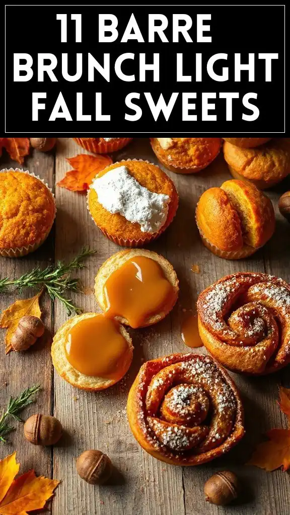 11 Barre & Brunch Light Fall Sweets
