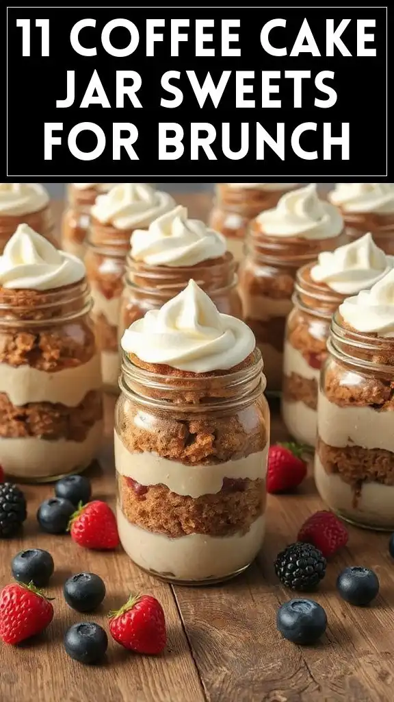 11 Coffee Cake Jar Sweets for Brunch