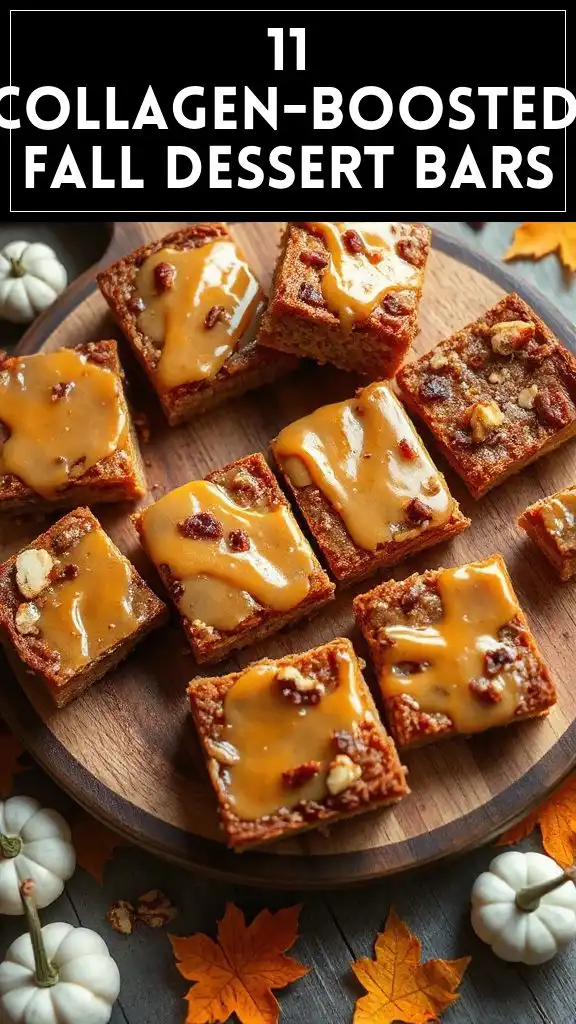 11 Collagen-Boosted Fall Dessert Bars