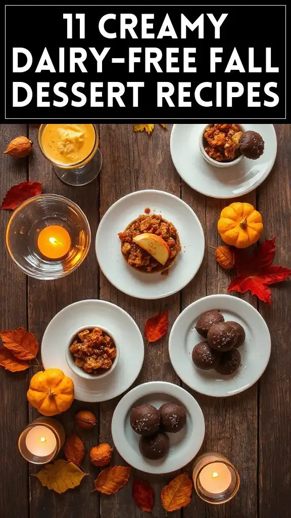 11 Creamy Dairy-Free Fall Dessert Recipes
